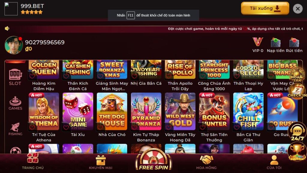 Kho game khổng lồ nhiều thể loại khác nhau